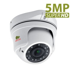 Dome AHD Κάμερα με Varifocal Lens 5MP CDM-VF37H-IR SuperHD V5.0