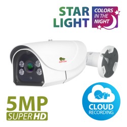 Bullet IP Κάμερα Varifocal 5MP IPO-VF5RP Starlight Cloud