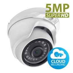 Dome IP Κάμερα Fixed 5MP IPD-5SP-IR SDM Cloud 