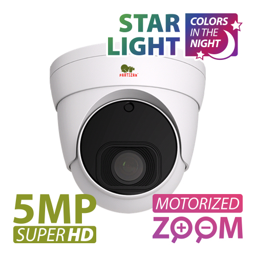 Dome IP Κάμερα Motorized 5MP IPD-VF5MP-IR AF Starlight SH