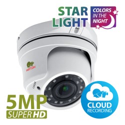 Dome IP Κάμερα Varifocal 5MP IPD-VF5MP-IR Starlight v3.0 Cloud