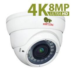 Dome AHD Κάμερα με Varifocal Lens 8MP (4K) CDM-VF37H-IR UltraHD