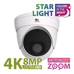 Dome IP Κάμερα Motorized 8MP IPD-VF5MP-IR AF 4K Starlight SH